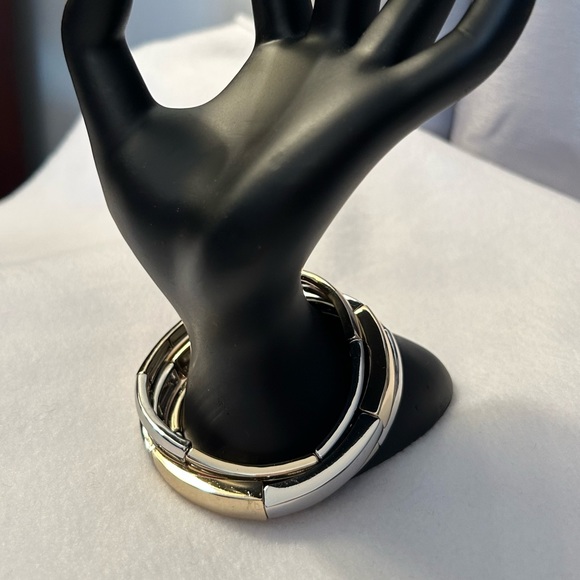 WHBM Stretch Bracelet in Silver and Gold Tones - Picture 7 of 8